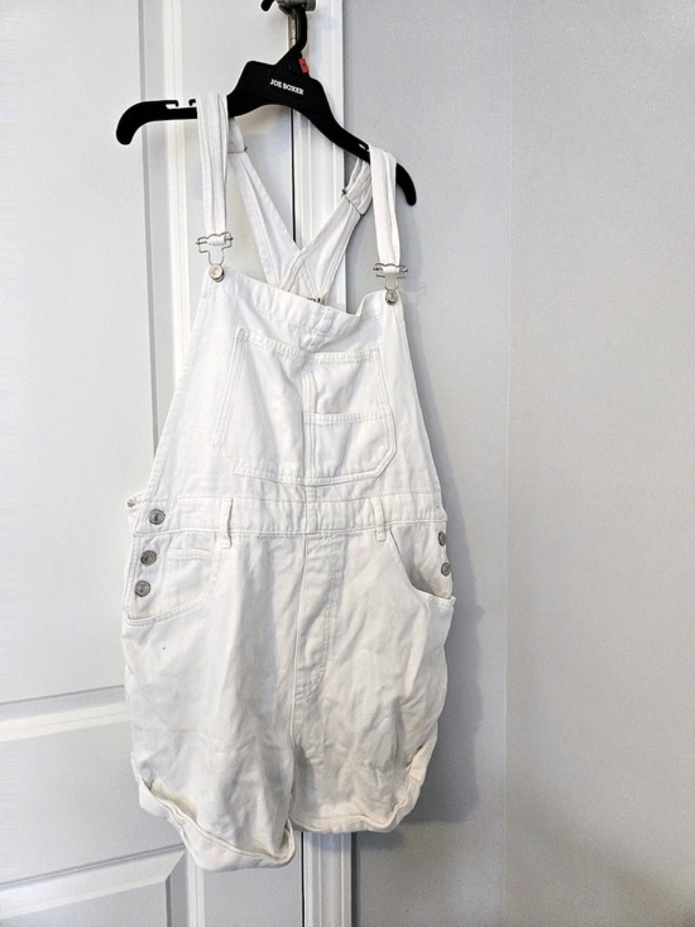 We the Free Ziggy Shortall White Cotton Shortall Size XL